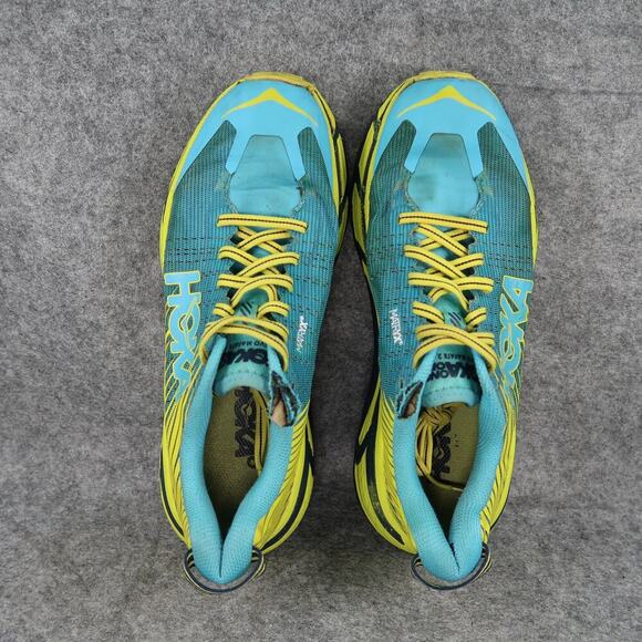 Hoka Shoes Womens 8 Evo Mafate 2 Trail Running Sneaker Active Sport Trainer Blue - Picture 6 of 16